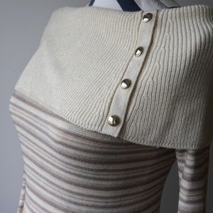 WHBM| Off Shoulder Shimmer Sweater